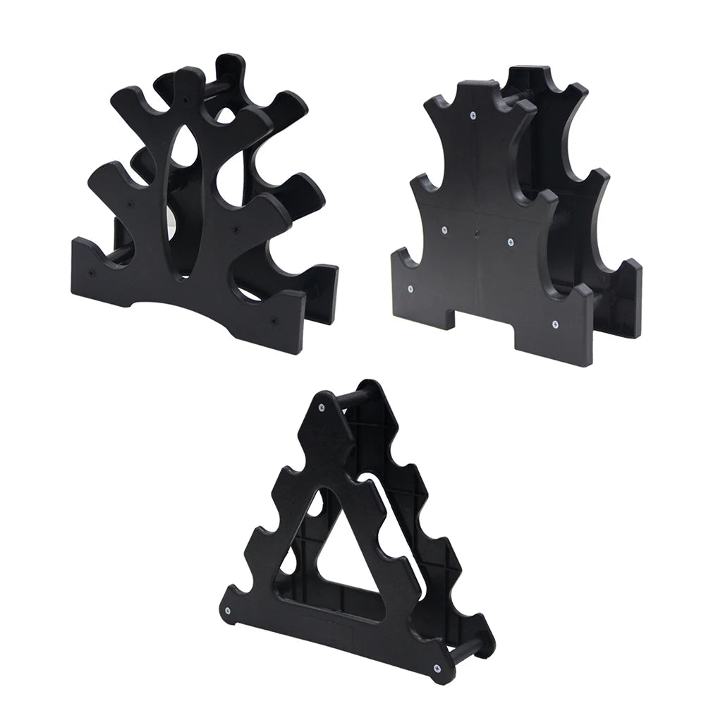 Dumbbell Holder 3 Tier Dumbbell Rack Stand Only Compact Weight Rack for Dumbbells Small for Home Gym Workout