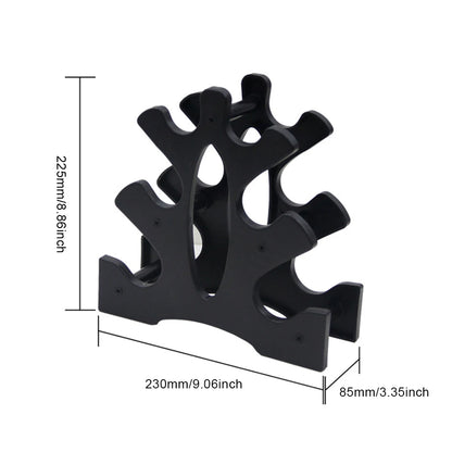 Dumbbell Holder 3 Tier Dumbbell Rack Stand Only Compact Weight Rack for Dumbbells Small for Home Gym Workout