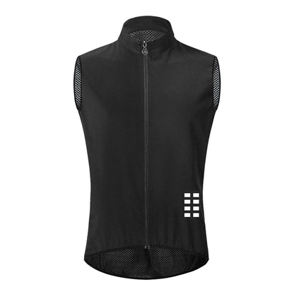 WOSAWE Lightweight Cycling Vest Men Women Reflective Windproof MTB Bike Windbreaker Mesh Back Running Gilet Wind Vest Jacket