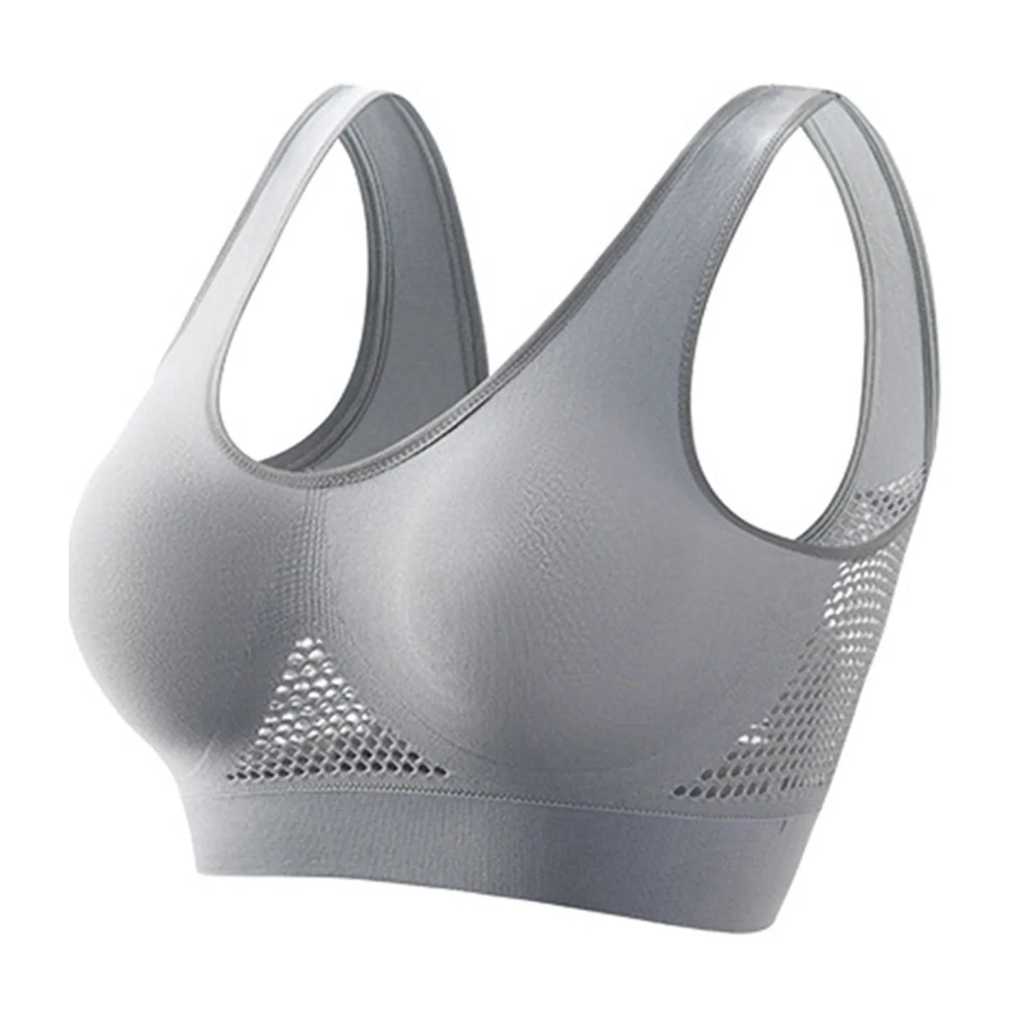 S-4XL Women Yoga Sport Bra Breathable Fitness Running Active Vest Padded Crop Tops Underwear gym Yoga top bras