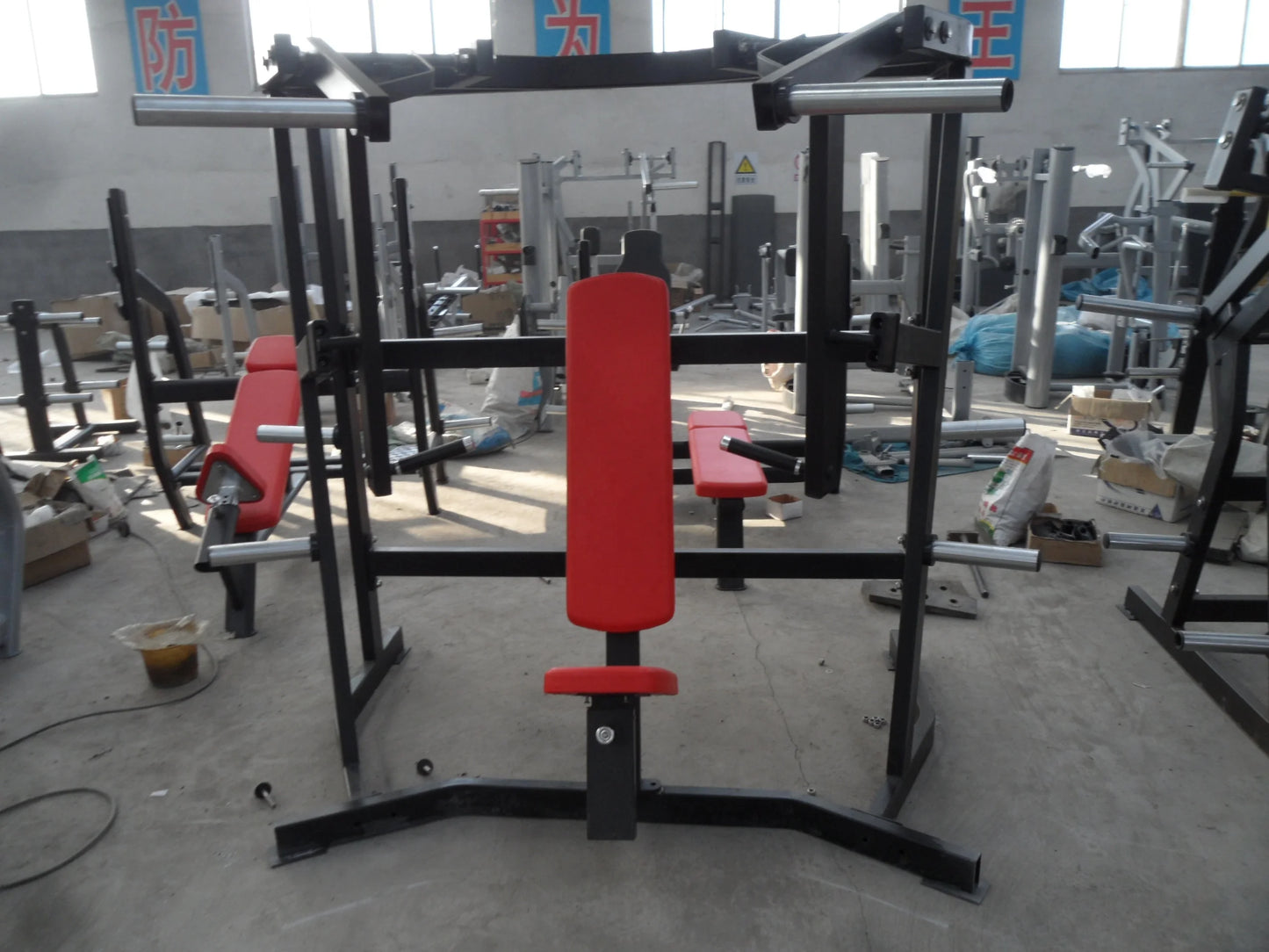 Gym Fitness Equipment Prone Hook Strength Training Squat Rack Seated Leg Curl Leg Extension for Smith Machine