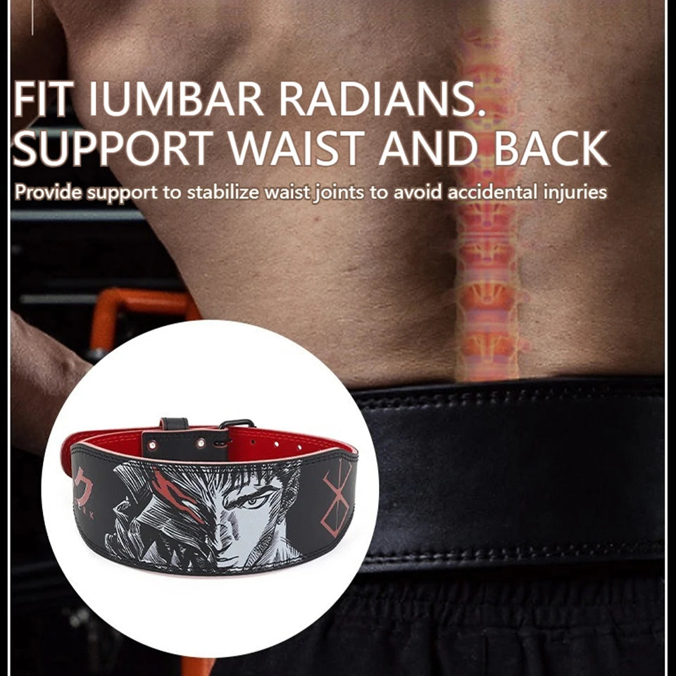 LOOGDEEL Waist Support Belt Lower Back Breathable Fitness Weightlifting Dumbbell Lumbar Waistband Support Sports Belt Women Men