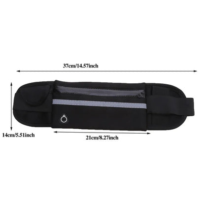 Sport Running Waist Bag For Women Men Comfortable Gym Fanny Bag Safty Tape Cycling Phone Case Running Belt