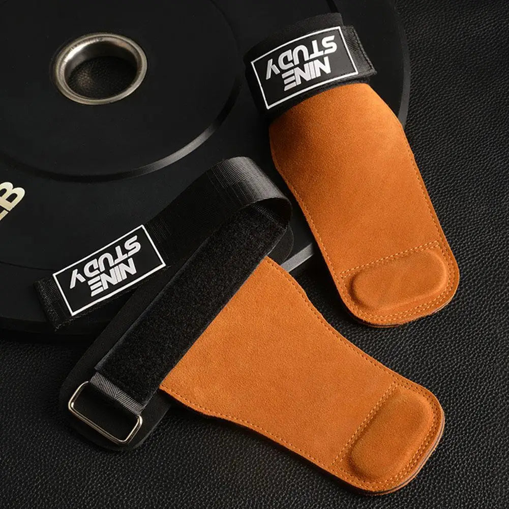 Bench Press Weight Lifting Wrist Hooks Straps Deadlift Gloves and Grip Pads for Fitness Gym Training Dumbbell Pull-Up