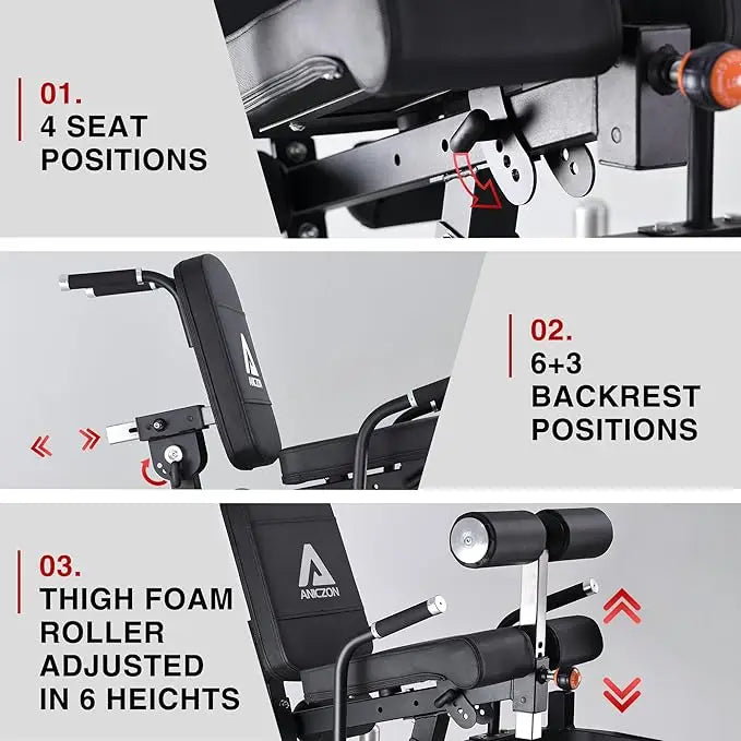 Multifunctional Flexion And Extension Trainer, Leg Curl Machine, Waist, Abdomen And Hip Muscle Training Machine