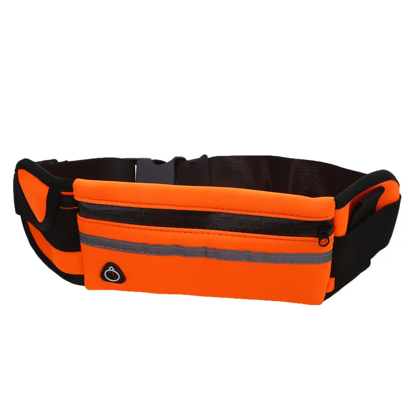 Sport Running Waist Bag For Women Men Comfortable Gym Fanny Bag Safty Tape Cycling Phone Case Running Belt