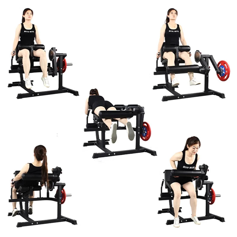 Leg exerciser Machine, Waist and Abdomen Flexion and Extension, Muscle Recovery, Strength Fitness Equipment, Gym