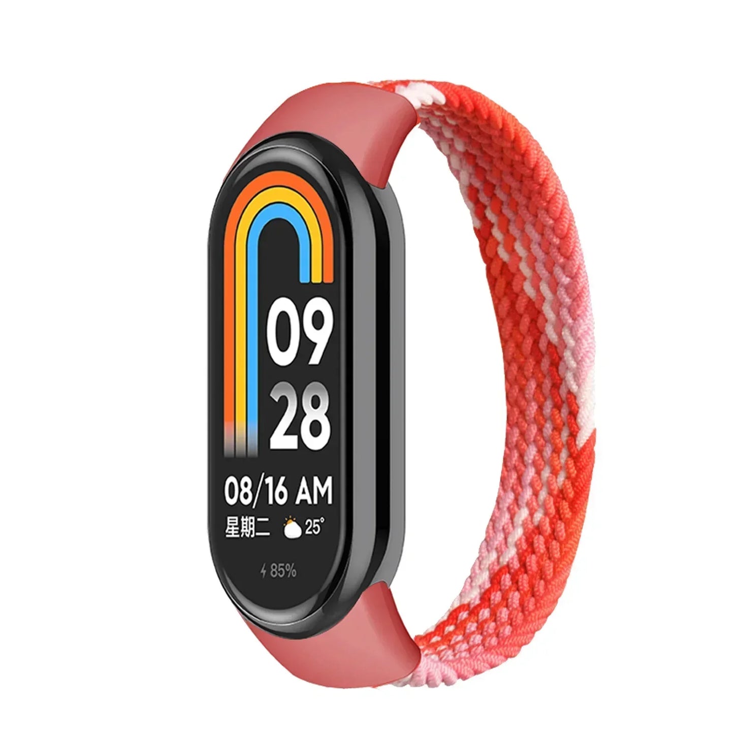 Nylon Braided Solo Loop for xiaomi Mi band 9 8 Strap Watchband NFC Watch Bracelet smart Miband belt correa on Mi band 7 6 5 4 8