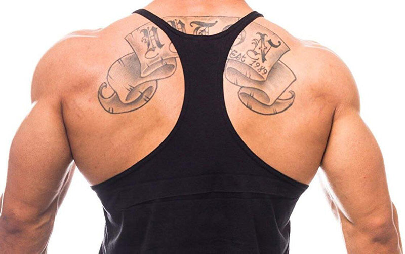 Men's Fitness Bodybuilding Tank Tops Brand Gym Sportswear Cotton Breathable Workout Muscle Vests Summer Sleeveless Y Back Shirt