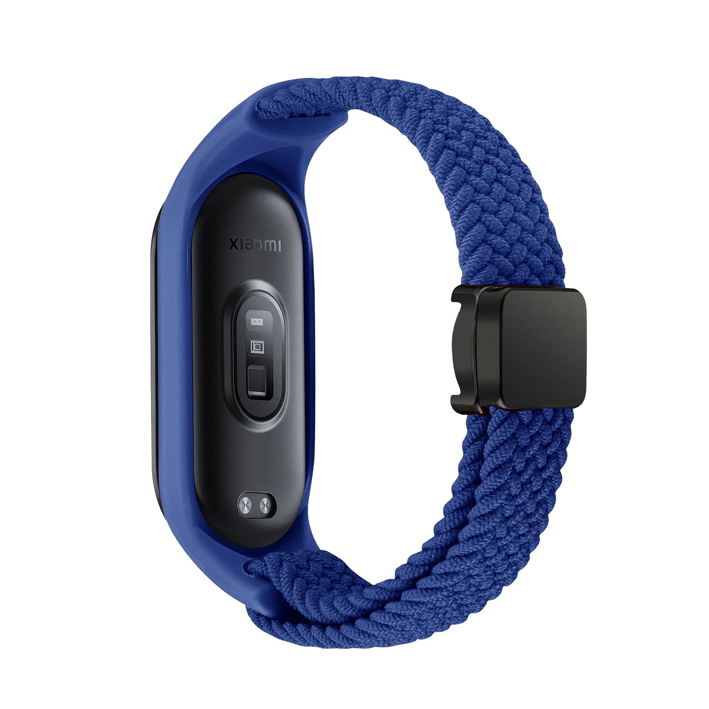 Nylon Braided Strap For Mi Band 9 8 Bracelet Magnetic Buckle Watchband For Xiaomi Mi Band 7 6 5 4 3 Wristband Correa Accessories