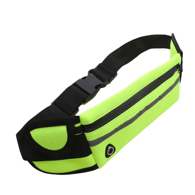 Sport Running Waist Bag For Women Men Comfortable Gym Fanny Bag Safty Tape Cycling Phone Case Running Belt