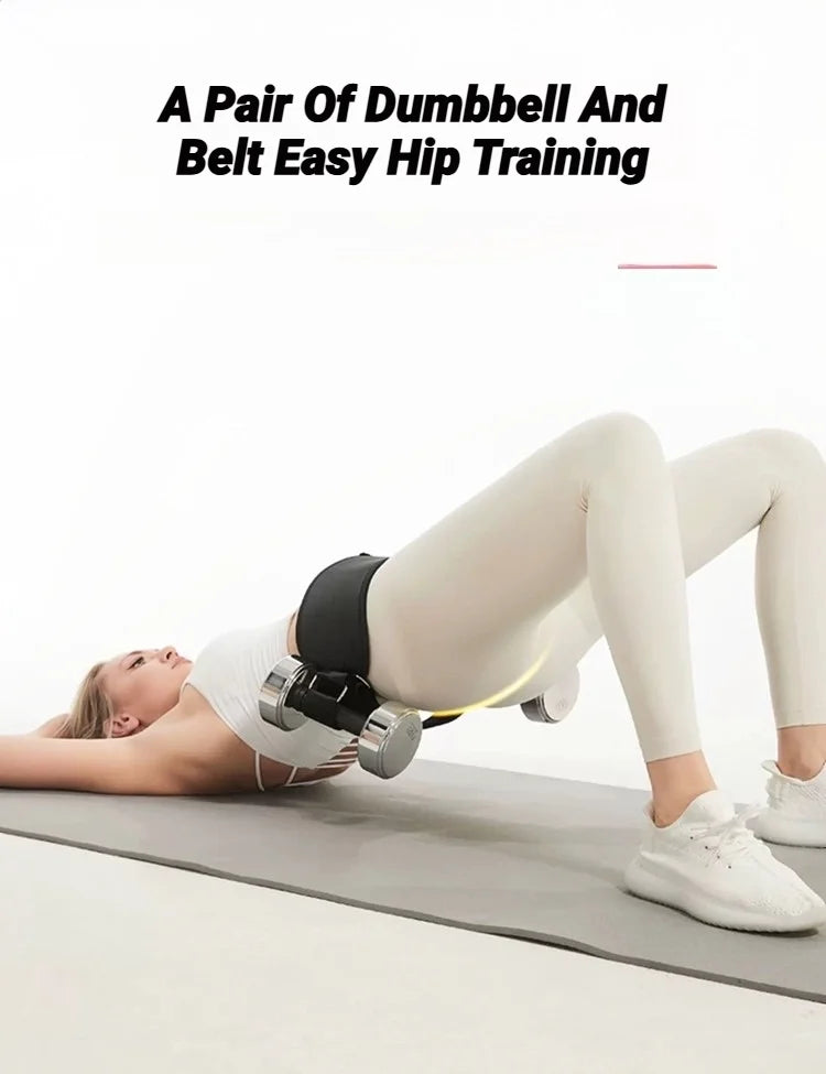 Dumbbell Exercise Belt Hip Thrust Weight-Bearing For Effective Glute Bridge Workout Waist Weight Training Kettlebells
