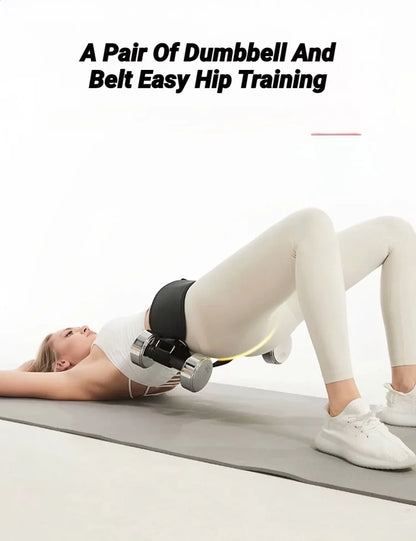 Dumbbell Exercise Belt Hip Thrust Weight-Bearing For Effective Glute Bridge Workout Waist Weight Training Kettlebells