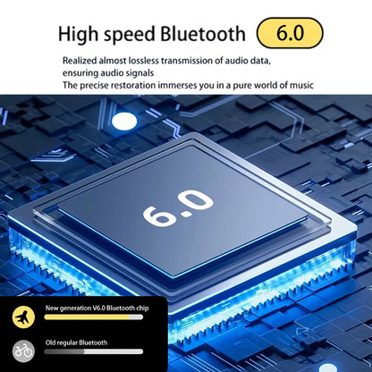 Bluetooth 6.0 OWS Earphone Sport Wireless Headphone HD Call Earbud 30dB ENC Noise Cancelling 40H Playtime for Gym Running Gaming