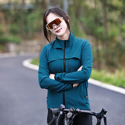 WOSAWE Windproof & Waterproof Reflective Cycling Jacket