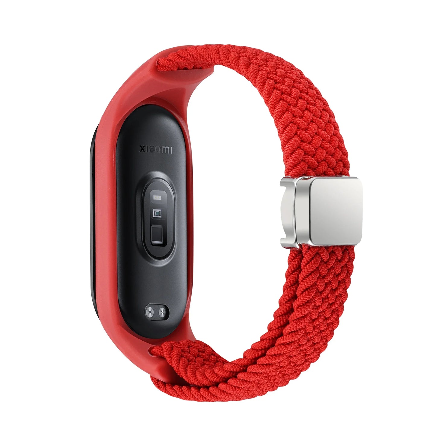 Nylon Braided Strap For Mi Band 9 8 Bracelet Magnetic Buckle Watchband For Xiaomi Mi Band 7 6 5 4 3 Wristband Correa Accessories