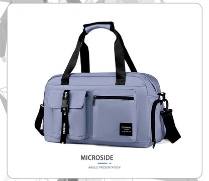 Large Fitness Bag Sports Handbag Women Dry Wet Shoes Pocket Single Shoulder Crossbody Swimming Yoga Gym Travel Backpack Duffel