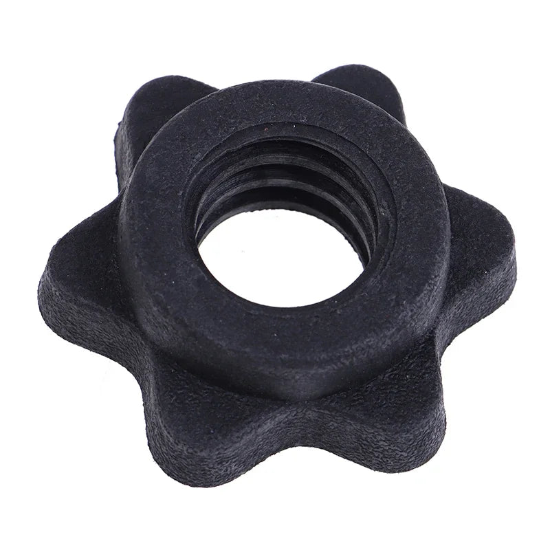 3 Pc Dumbbell Hex Nut Dumbbell Rod Nut Spinlock Collars for Barbells Bars Training Sports Gym Equipment Accessories