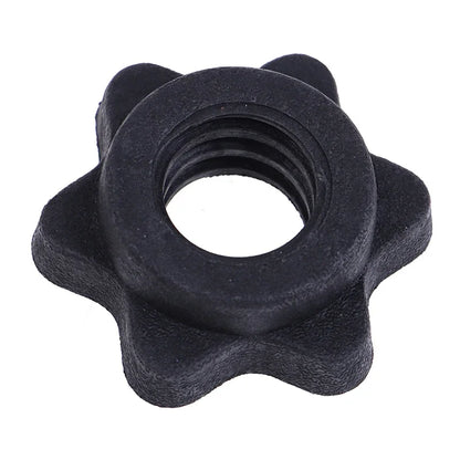 3 Pc Dumbbell Hex Nut Dumbbell Rod Nut Spinlock Collars for Barbells Bars Training Sports Gym Equipment Accessories