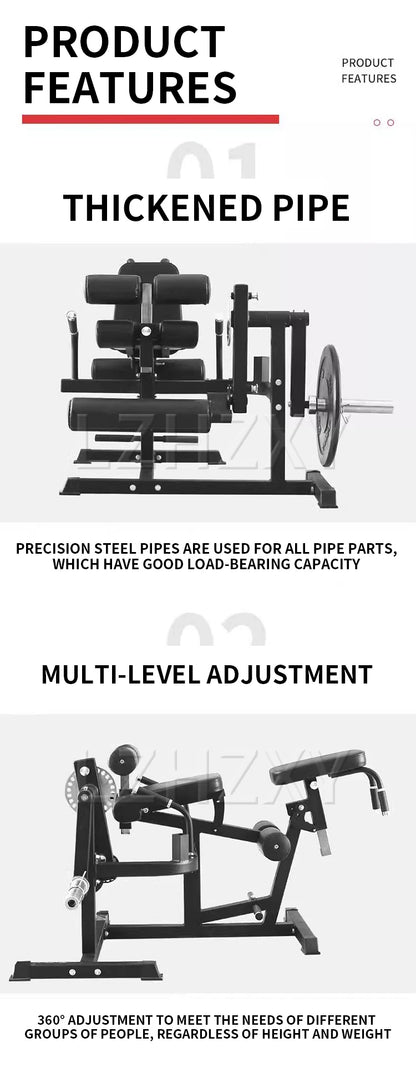 Leg exerciser Machine, Waist and Abdomen Flexion and Extension, Muscle Recovery, Strength Fitness Equipment, Gym