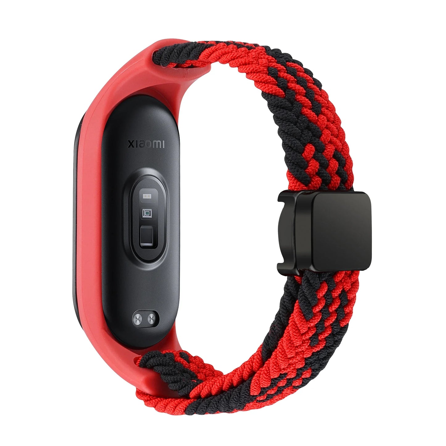 Nylon Braided Strap For Mi Band 9 8 Bracelet Magnetic Buckle Watchband For Xiaomi Mi Band 7 6 5 4 3 Wristband Correa Accessories