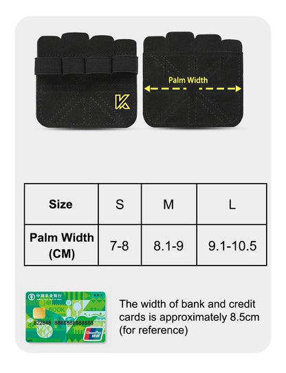 KUTOOK Men's And Women's Fitness Four Fingers Gloves Breathable Anti-slip Shock Absorption Yoga Dumbbell Cycling Sports Gloves