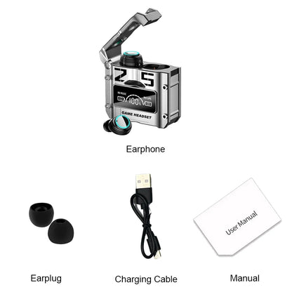 Original M25 TWS Wireless Headphones Earphones Bluetooth Touch Control Noise Reduction Stereo Earbuds Headsets for Smartphone
