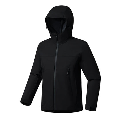 EUMERGX Men's Women's Waterproof Jacket Hiking Trekking Windbreaker Unisex Outdoor Sporty Rain Coat Windproof Climbing Clothes
