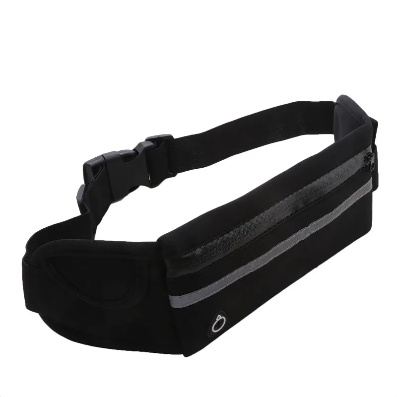 Sport Running Waist Bag For Women Men Comfortable Gym Fanny Bag Safty Tape Cycling Phone Case Running Belt