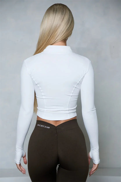Women BUM New Sculpting Jacket Running Elasticity Yoga Jacket Slim Top Coat Women's Sports Jacket Gym Long Sleeves Women Zipper