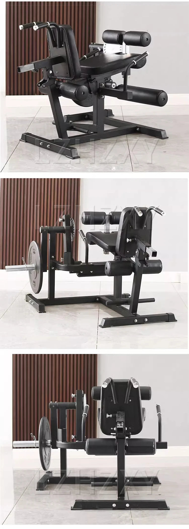 Leg exerciser Machine, Waist and Abdomen Flexion and Extension, Muscle Recovery, Strength Fitness Equipment, Gym